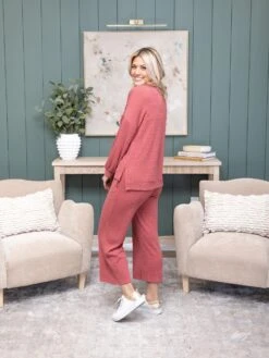 Textured Knit 24" Pants With Pockets And Tie Waistby DD Design| S - 3XL Pair W/ Sku56978 -Women Clothing Shop b1e1be09e21dd9ae7c378d18e4c5415f