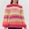 Chunky Knit Striped Sweater | S - XL