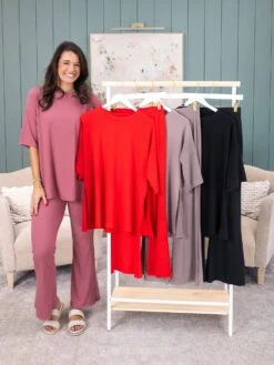 Yummi Rib Flare Pants By DD Design | S - 3XL Pair W/ Sku58417 -Women Clothing Shop b2fe9a206ea13e7f9c34abbdc9a80713