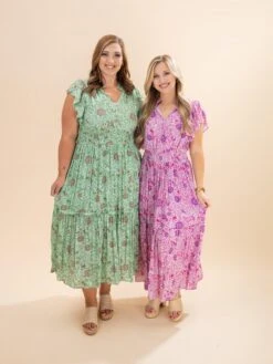 Short Sleeve Midi Dress | S-L