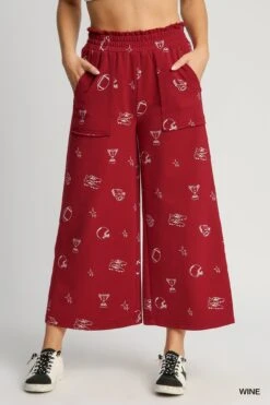 French Terry Pants With Football Graphics | S - L Set W/ Sku53928