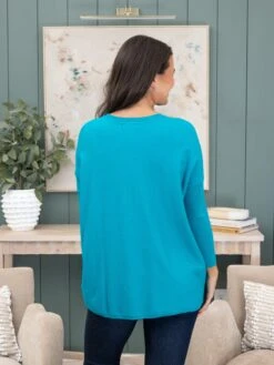 Two Pocket Viscose "Perfect Knit" Tunic Sweater By DD Design | S - 3XL -Women Clothing Shop b405ee4ce734b91e916290b4a989318d