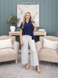 Dear Scarlett "Magic" Stretch Pull On Wide Leg Crop Pants | S-3X -Women Clothing Shop b4114bdcb26305791c6a59bb7bc8a9fa