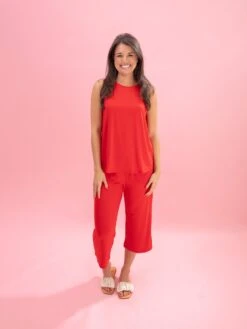 Long Pants W/ Elastic Waistband By DD Design | S-3XL Bright & Bold -Women Clothing Shop b4550ae930f29ecbcecbb8b82509e0e1