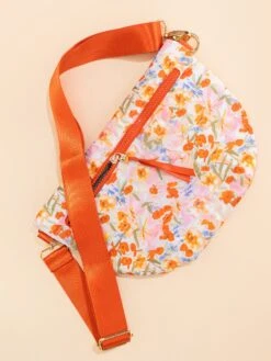 Floral Printed Puffer Bag -Women Clothing Shop b48c51daa151f468a022de190166aa79