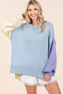 Colorblock Sweater | S - 3XL GeeGee -Women Clothing Shop b562cce5d9180f6f89408d975307025e