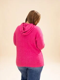 Zenana Hooded Luxe Hacci Sweater | S/M-2X/3X -Women Clothing Shop b675dcfe87e1434fde2e876b8b8550e7