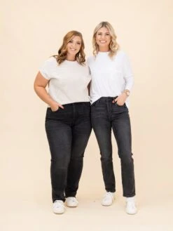 Mica Denim High Rise Slim Straight Leg Jeans | 0-15 -Women Clothing Shop b688ffe5074ddec76bed6554771285aa