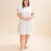 Airflow Ruffled Smocked Sleeve Tiered Dress | S-2XL