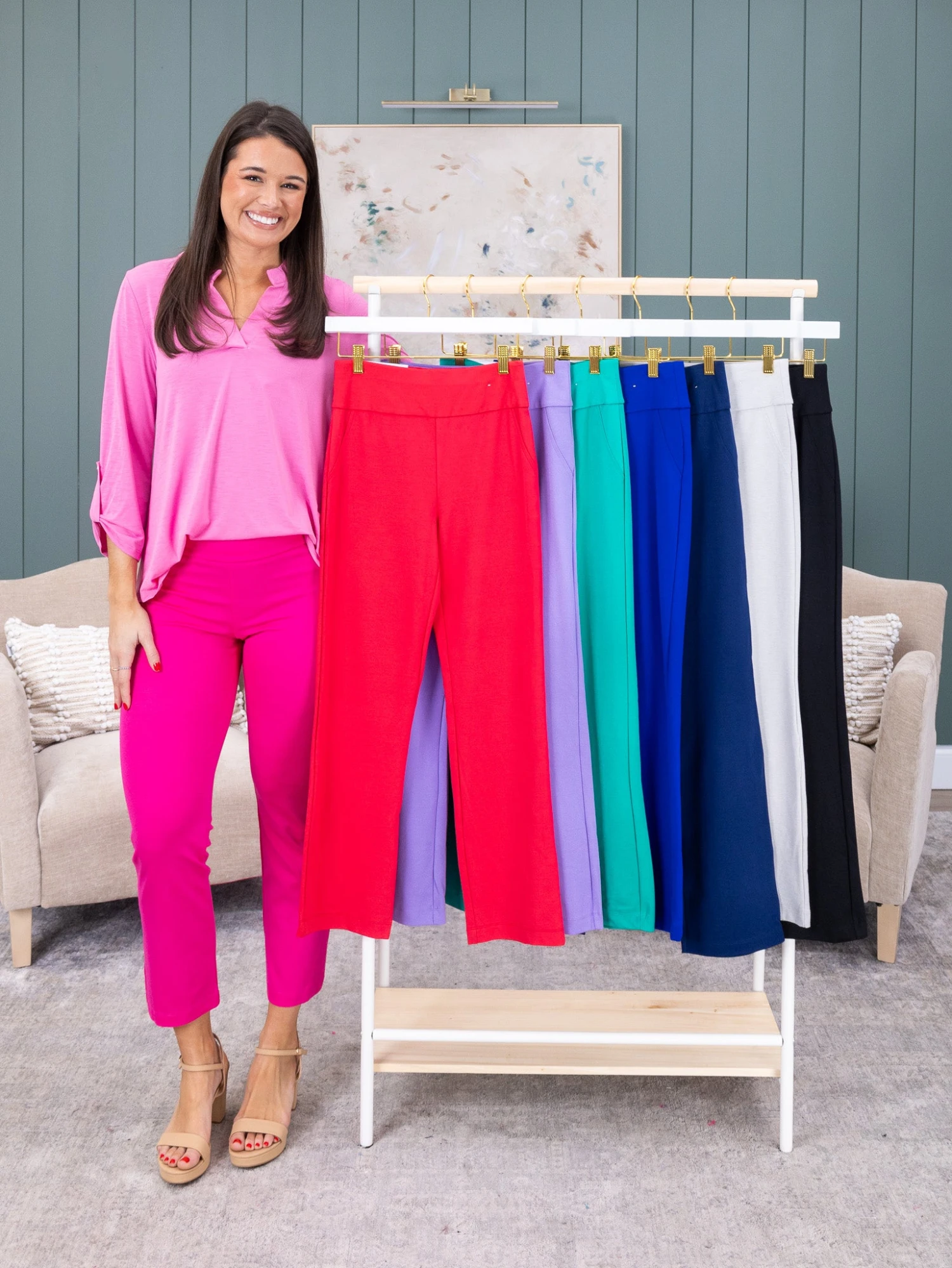 Dear Scarlett "Magic" Stretch Pull-On Straight Pants | S-3X 12 Dear Scarlett "Magic" Stretch Pull-On Straight Pants | S-3X - Image 12