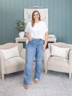 Mica Denim High Rise Bootcut Jean | 0-15 -Women Clothing Shop b8d3d927f2670218ff4adc36141db6d4