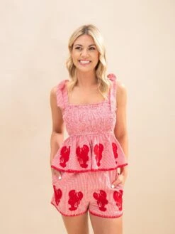 Heavy Crochet Crawfish Embroidery Detail Shorts | S-L Pair W/ Sku62808 -Women Clothing Shop b9785cbb7a63c7f4fb597b555c028f64