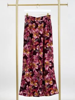 Airflow Floral Print Elastic Waist Wide Leg Pants W/ Pockets | S - 3X