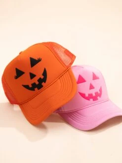 Jack-O-Lantern Trucker Hat | Halloween