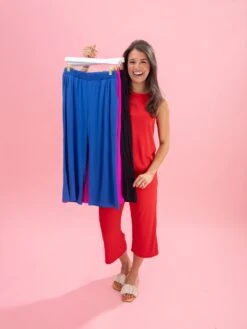 Long Pants W/ Elastic Waistband By DD Design | S-3XL Bright & Bold -Women Clothing Shop bc53c20d763adbea75d22ad0e7093a56