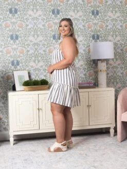 Striped Halter Neck Dress | S-L -Women Clothing Shop bc8ccd553e90587ba32dcce3e2b25723