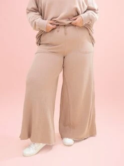 Lived In Raw Hem Wide Leg 30" Pants By DD Design | S-3XL -Women Clothing Shop be2f2e90d7928ffac9051008aeade5f7