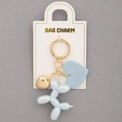 Balloon Dog Heart Bag Charm -Women Clothing Shop c00558150b6e2a989fc29e548b8499fb