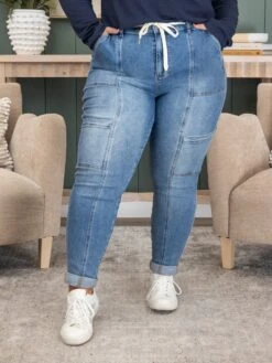 Judy Blue High Waist Cuffed Cargo Jogger Jean | 0-24 -Women Clothing Shop c3d0ce48cd4d131322cc66875f54783d