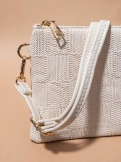 Izzy Checker Crossbody Bag -Women Clothing Shop c48ed5a5519541ffbaefefd97841c8ad