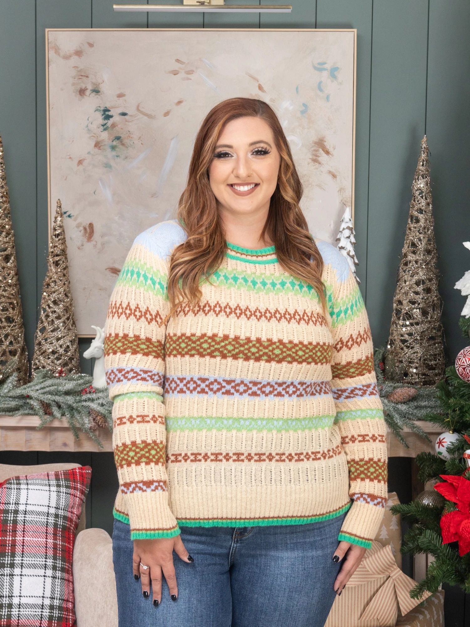 Easel Striped Sweater | S - L 3 Easel Striped Sweater | S - L - Image 3