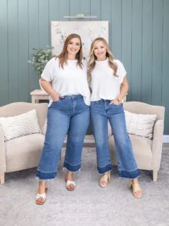 Mica Denim High Rise Stretch Straight Crop Jean | 0-15