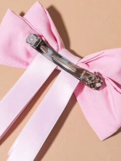 Zenana Silk Satin Double Layer Bowtie Ribbon Hair Clip -Women Clothing Shop c69cb7623339ac8f31e75289468fc9f4