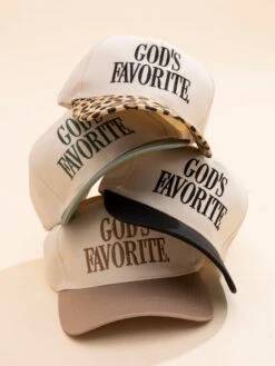 Zenana "God's Favorite" Two Tone Canvas Cotton Cap |