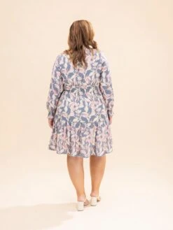 Printed Long Sleeve Midi Dress | S-XL -Women Clothing Shop c75bf0778bfe56b87a08e20302ee1d74