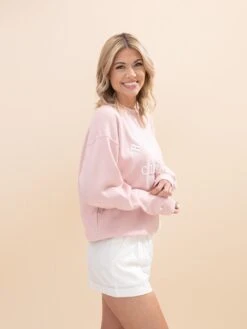 Reflex Oversized Crewneck Sweatshirt With Racquet Club Embroidery | S-L 6 Reflex Oversized Crewneck Sweatshirt With Racquet Club Embroidery | S-L -Women Clothing Shop c7e040a2bbae8d12fb0a2f5b53953c36