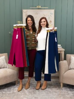 DIVA STRETCH 27" High Rise Wide Leg Stretch Crop (Fall Colors) By DD Design- New | XXS - 3X