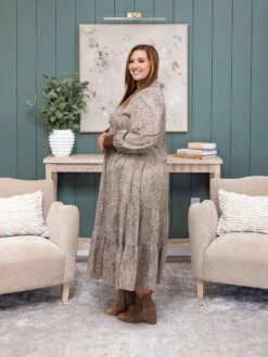 Printed Tiered Layer Maxi Dress | S - L -Women Clothing Shop c8f242debfc4b7a13789de8d375a89f5