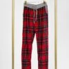 Plaid Drawstring Joggers W/ Pockets | S-3X