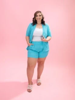 Crinkly Shorts With Pockets By DD Design | S - 3XL Pair W/ Sku61197 -Women Clothing Shop c9bde176d79ae9804e7399cc6fb7c944