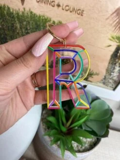 Bright Multi-Colored Resin Initial Bag Charm Key Ring *Final Sale* -Women Clothing Shop cOfU12xHxXnDoRZDi21rROPxdGy36NC6SMxYjYGe