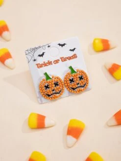 Halloween Pumpkin Earring | Halloween -Women Clothing Shop cc266a0ea11c5755b83e1768037a2885