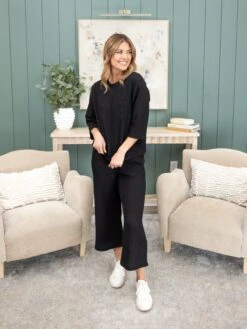 Textured Crop Pants W/ Pockets By DD Design | S - 3XL Pair W/ Sku57748 -Women Clothing Shop cd47521a7b9e655f6466f742f5706d79