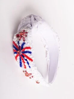 Seed Bead Sequin Fireworks Headband