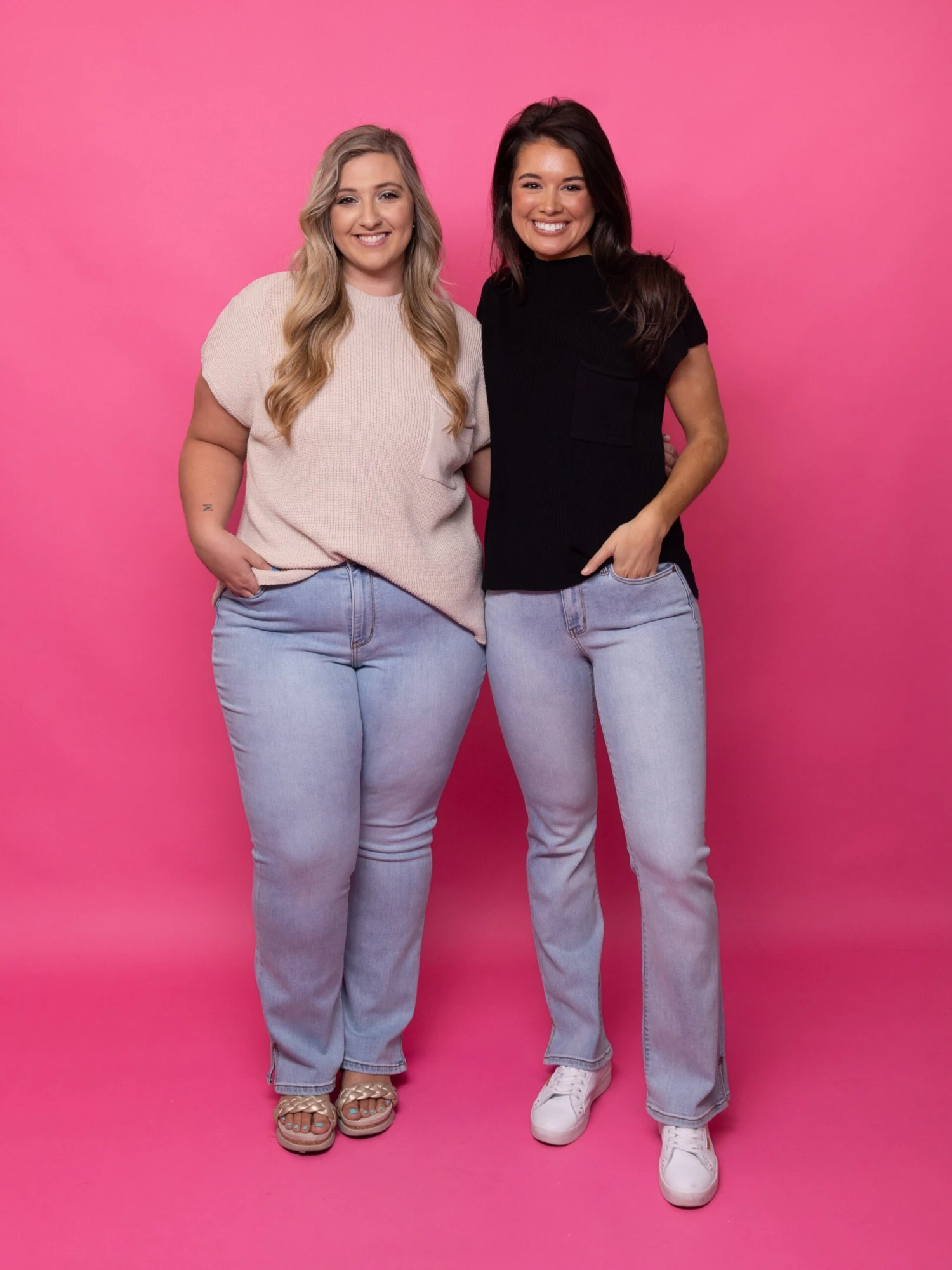 Judy Blue Mid Rise Side Slit Hem Bootcut Jeans | 0-24 1 Judy Blue Mid Rise Side Slit Hem Bootcut Jeans | 0-24