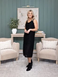 Sleeveless Mohair Maxi Dress | S - L Easel Christmas -Women Clothing Shop d0999cc331d85d500dc84b17ab826ee3