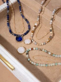 Layered Bead Necklace -Women Clothing Shop d267d65b7a443e06d3e448478271abfe