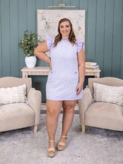 Tweed Shift Dress With Pockets | S - L -Women Clothing Shop d29b1d45af6199346abe6c9af0807e4f