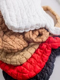 Zenana Puff Quilted Crossbody Shoulder Bag