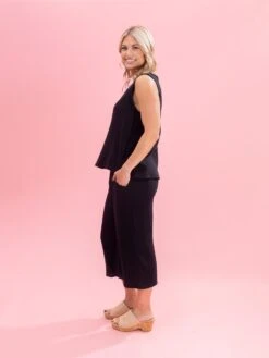 Cotton Gauze Pants W/ Elastic Waist & Front Pockets By DD Design | S-3XL Pair W/ Sku63209 -Women Clothing Shop d3fd41802d3199fe10f052fae60c0202