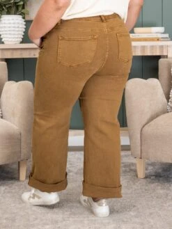 Risen High Rise Ankle Wide Cuffed Pants | 0 - 3X -Women Clothing Shop d47d5ee3aa5127bc7f20c5c6df9683b4