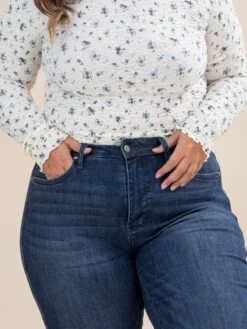 Judy Blue Midrise Straight Tummy Control Classic Jean | 0-24 -Women Clothing Shop d4d67f39ec07a2eb589f4640672e086e