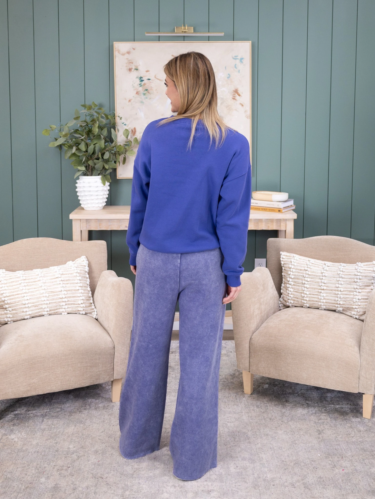 Zenana Acid Wash Fleece Wide-Leg Sweatpants With Pockets | S-L 12 Zenana Acid Wash Fleece Wide-Leg Sweatpants With Pockets | S-L - Image 12