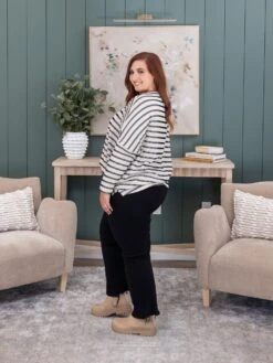 Risen Tummy Control Elastic Band High Rise Straight Leg Jean | 0-3X -Women Clothing Shop d54f118c331ec14fb89370d48d13dcb9