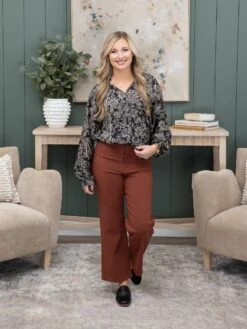 DIVA STRETCH 27" High Rise Wide Leg Stretch Crop (Fall Colors) By DD Design- New | XXS - 3X -Women Clothing Shop d57bef90f4a55daeefa5f2cd5ebc42e2