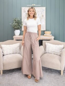 Tiered Wide Leg Pants | S - 3X -Women Clothing Shop d59343d96679854a5ba507fe2035d145